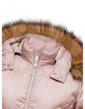 Girls Jacket Quilted Rose Pink